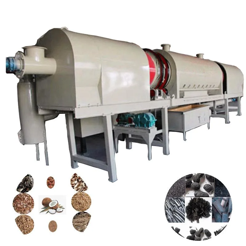 Self-Ignite Wood Sawdust Charcoal Carbonizing Stove Furnace Machine