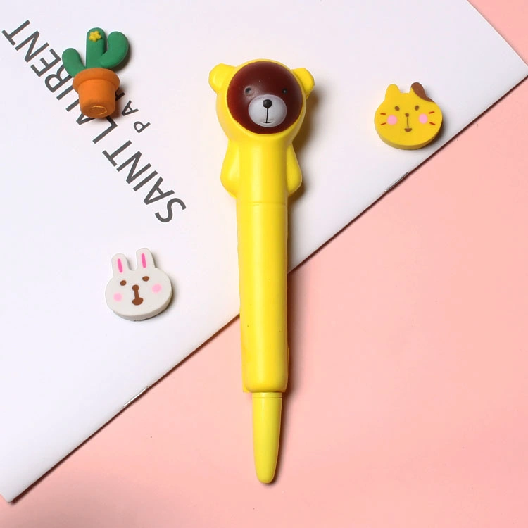 Student Supplies Cartoon Creative Stationery Soft Stress Relieving Pen