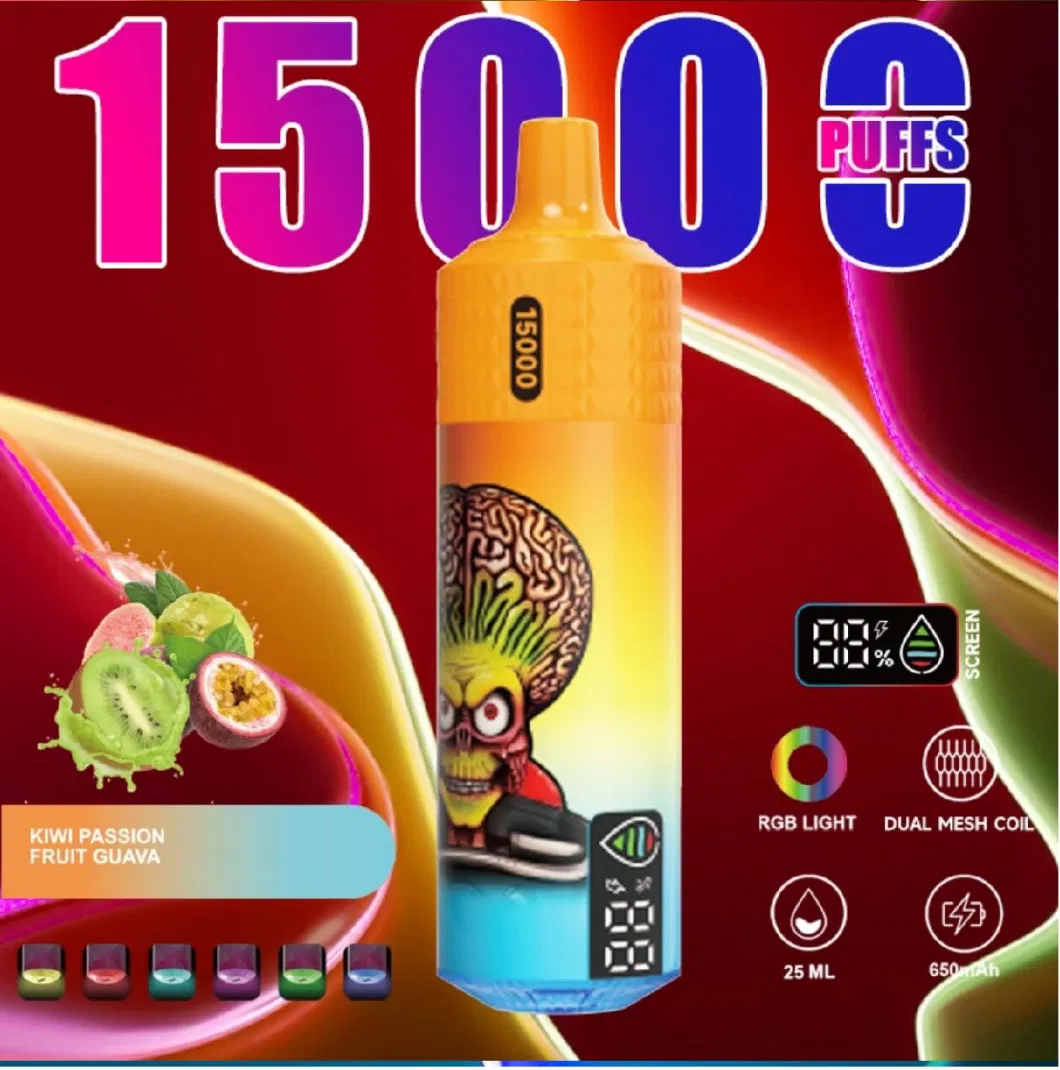 Yecoo Super 21+ A40 Crystal Refillable Pod Vapee China Manufacturing Randm Tornado Red Mojito Jetable Crystal Vapes 4000 E Cigarette with RGB Light