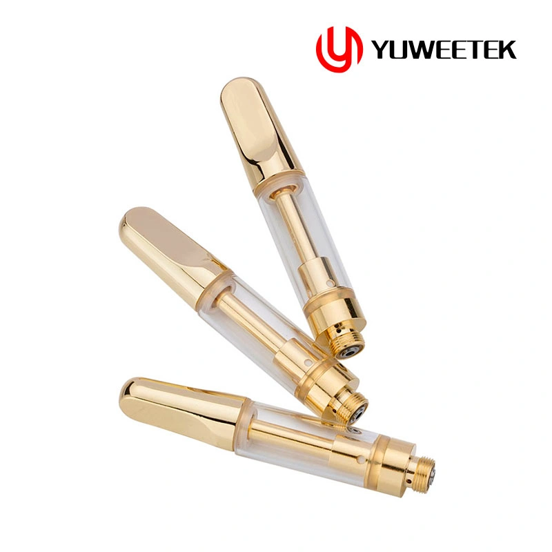 RW-C13 Gold Carts Cell Refillable Vapes Cartridges Wax 510 Vaporizer Cartridge 1ml 1gram 1g Vapes Empty