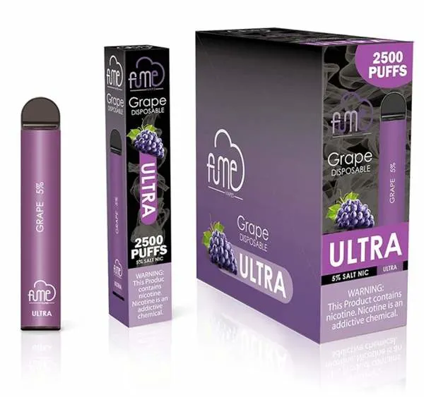 Fume Ultra Disposables 23 Flavors 5% Nictione Salt Device Top Quality Disposable E Cigarettes