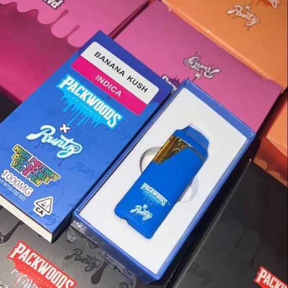 Packwoods X Runtz 1/2ml Customize Your Logo Disposable Cart Vaporizer Best Disposable Vape Shops Near Me