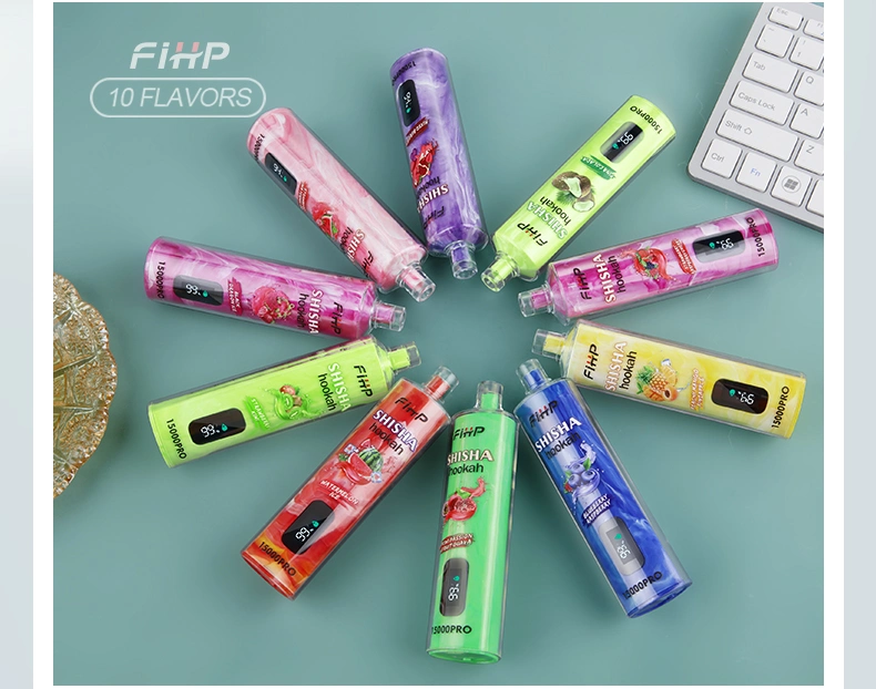 Mini Hookah Fihp Shisha 15000PRO Puffs Vaper Rechargeable Puff Vapers Displayable Vapes