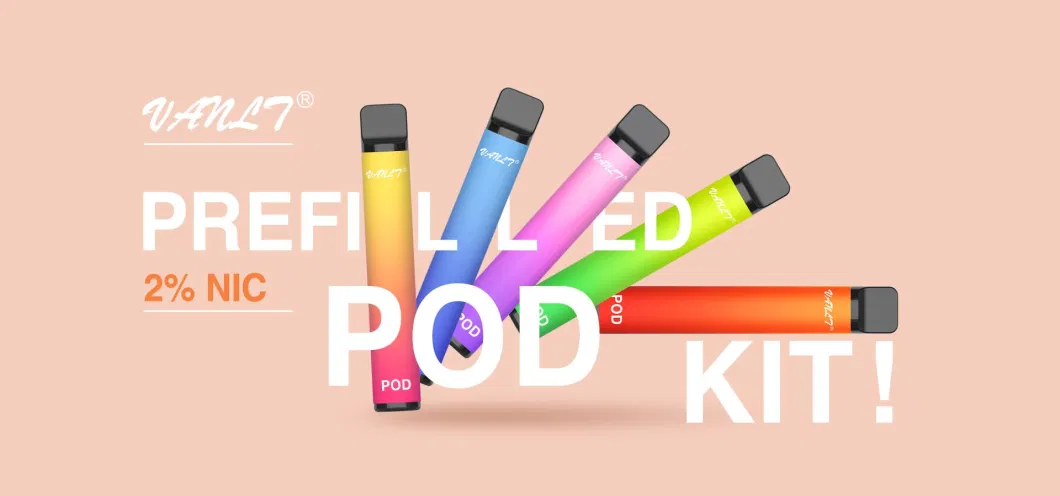 Vape Pen Elf E-Cig Rechargeable Fruit Flavor Vanlt Refilled Pod Kits 800 Puffs Geek Puff Bar