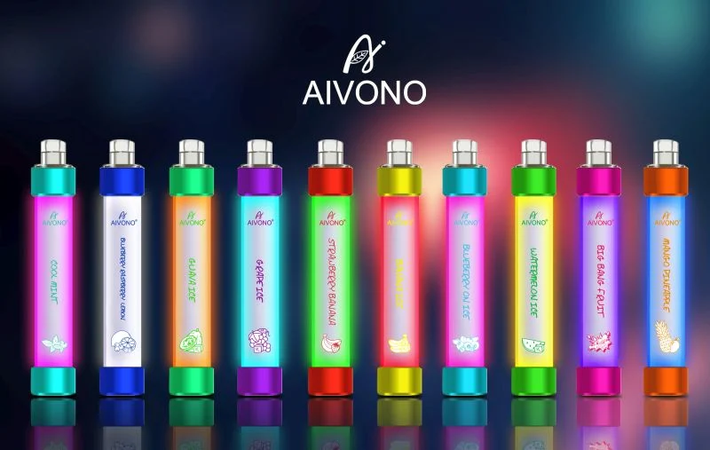 Aivono 1000 Puff Bar Disposable Vape Pen with Flashing LED Light Vs E-Taboo Vivid Elf Esco Randm Fume Eluxs E Cigarette Pod