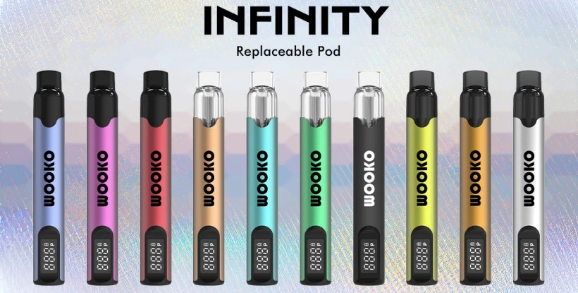 Replaceable Disposable Vape Pod Kit with 400mAh Battery 2ml E Liquid Vape Pod with Child Resistance Vape Device