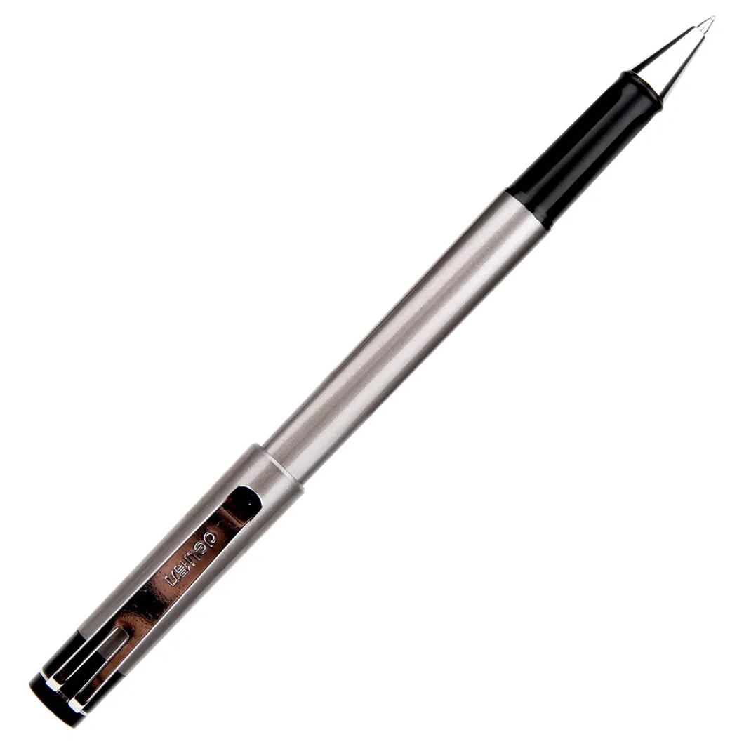 Metallic Student Black Pen Office Signature Gel Pen