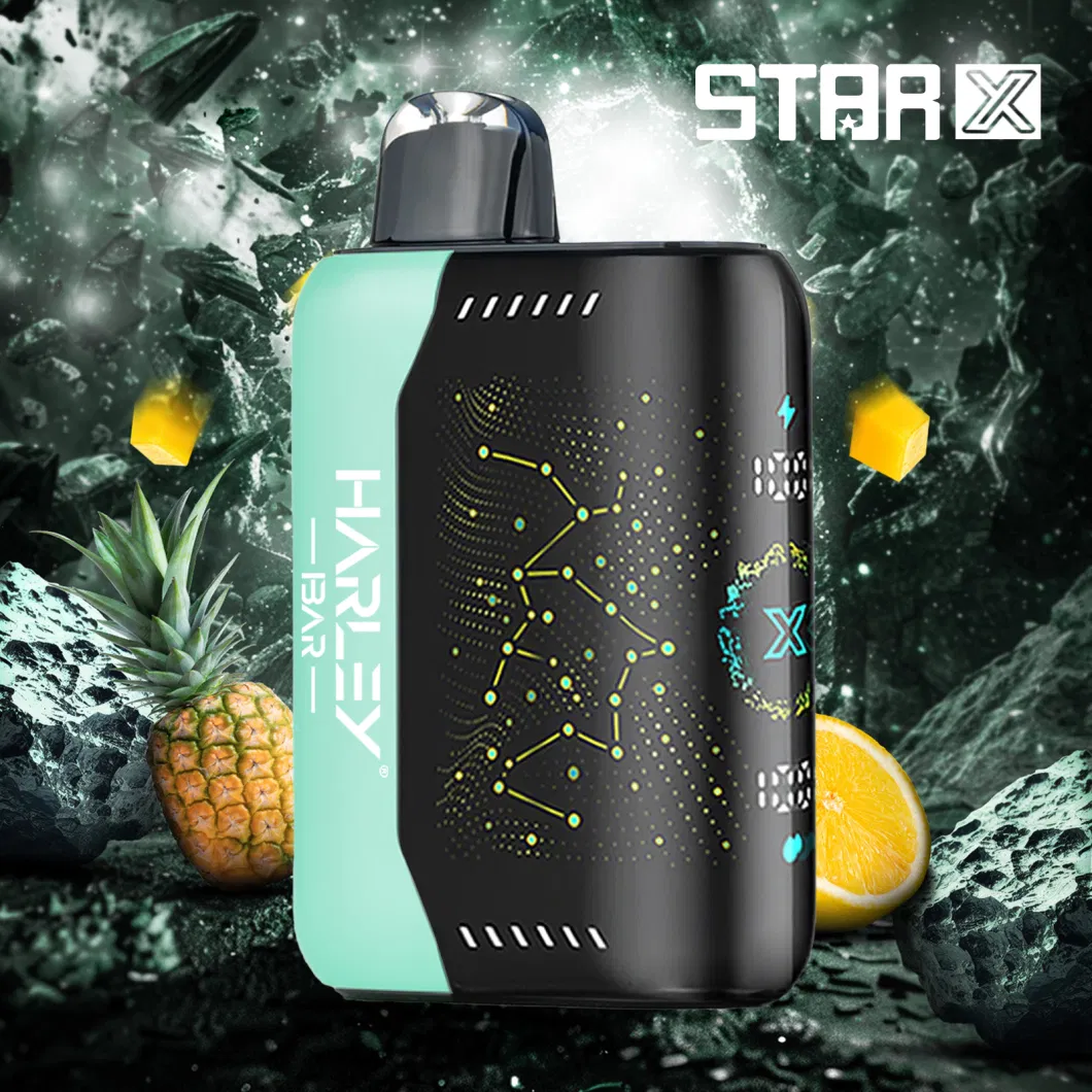 Harleybar Star X 3D Screen Cookies Vape Poco Elf Gh23000 Geek Price Bar Popular Vape 15000 Puffs Razz Bar Disposable Electronic Cigarette