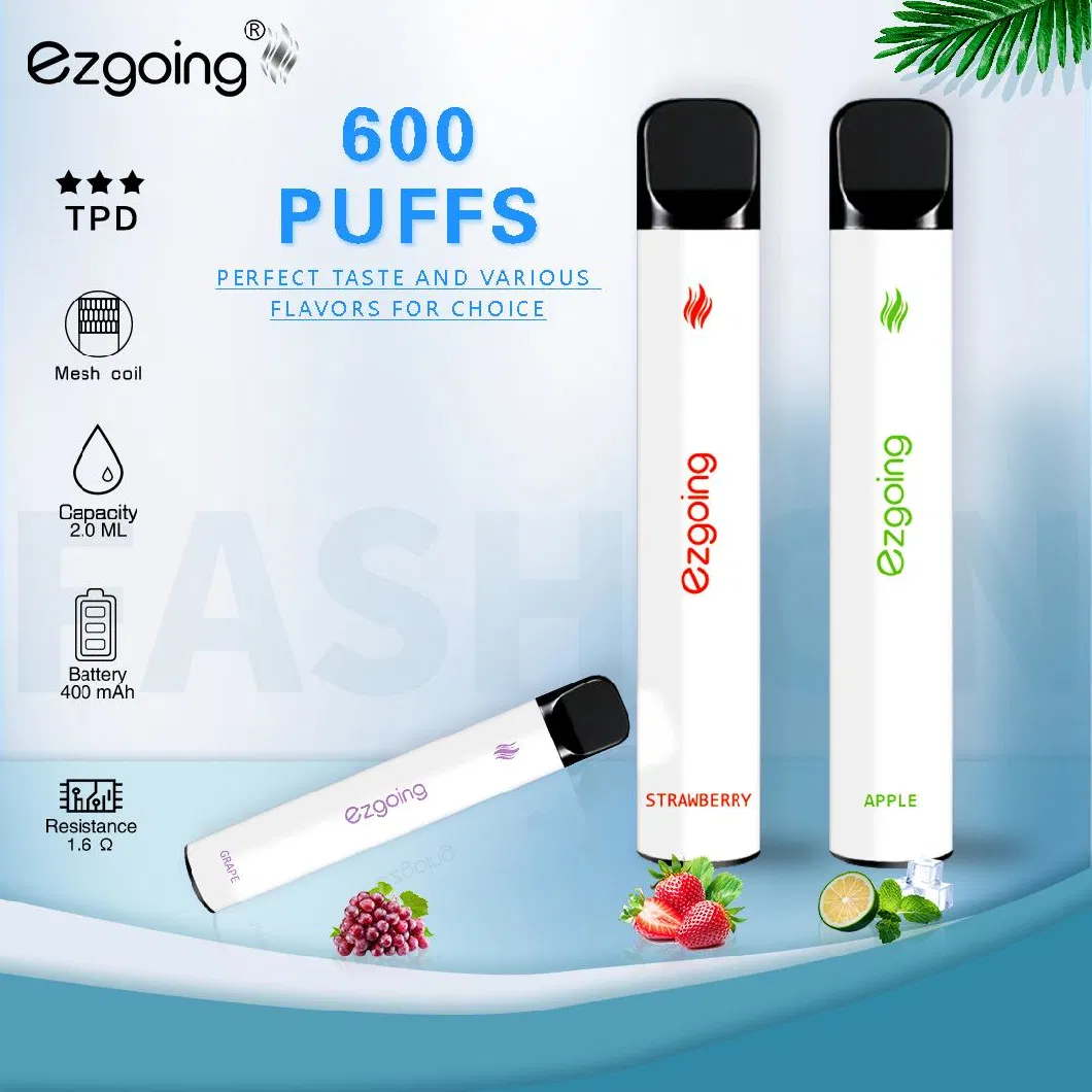 Original Factory Vape Bar 600 Puffs Vaping Device Disposable Electronic Cigarette Brand