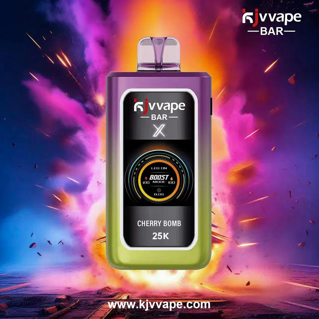 25000 Puffs Kjv Vape Bar: 24ml E-Liquid, Display Screen, Rechargeable Ecig - Wholesale Pricing Vape Box Mesh Coil Rechargeable Ecig New Gadget