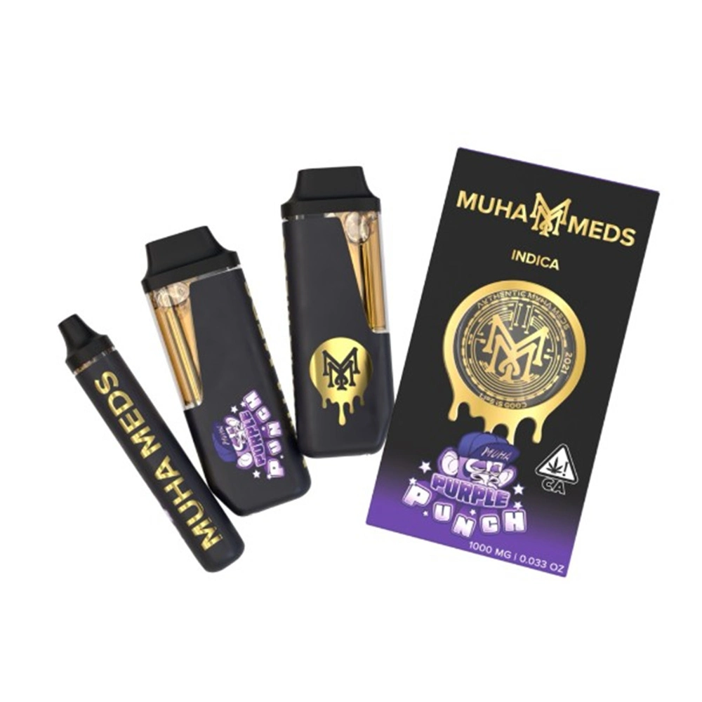 Wholesale Disposable Vape Pen Muha Meds 2 Gram Disposable Vapes Carts 2g Empty Vape Vaporizer 10 Flavors 2ml for Thick Oil