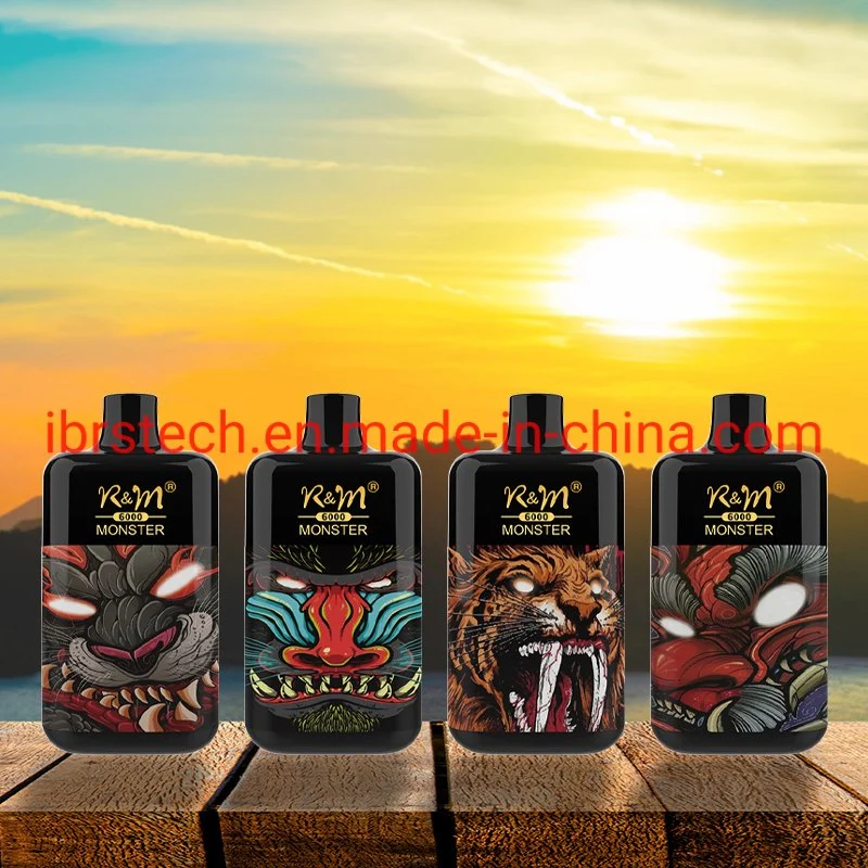 Original R&M Legend Infinity Nicotine Salt Juice Disposable Elf R&M Rasta 5500 Puffs Electronic Cigarette Disposable Vape Pen