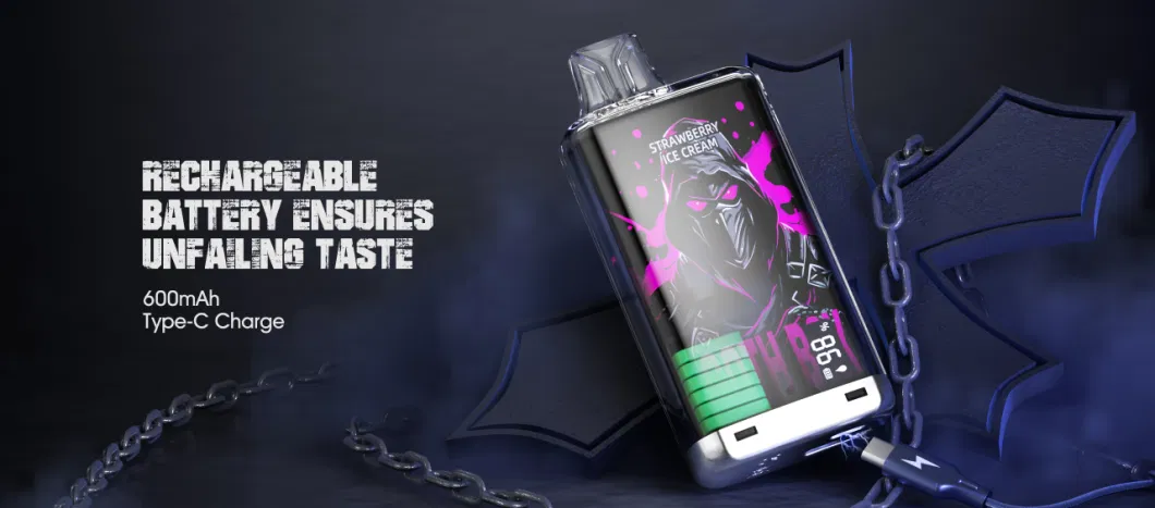 New Fashion Goth Bar 10000 Puffs LED Hookah Juice E Cigarette E Cig Tornado E Liquid Vape