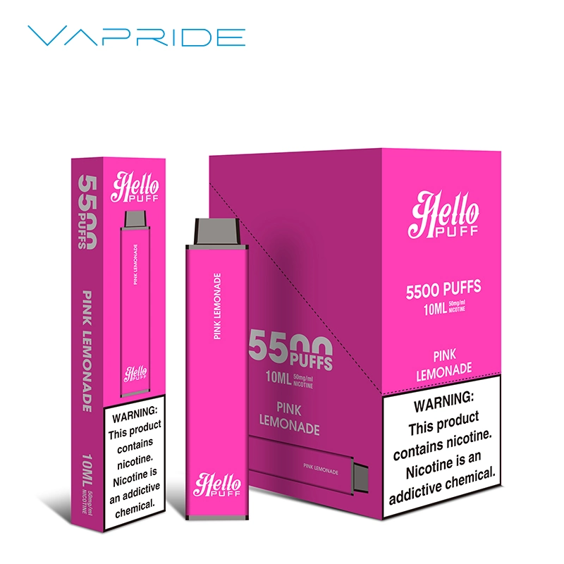 Amazon 5500puffs Electronic Cigarette Electric Hookah Rechargeable Wholesale Vape Pen