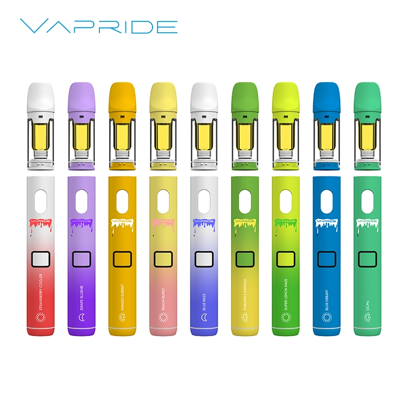 USA Ca Wholesale Empty Vape Variable Voltage 1g Cartridge Dual Airflow Anti Clog Pod System Postless Disposable Thick Oil Vapes Hardware for Live Resin Rosin