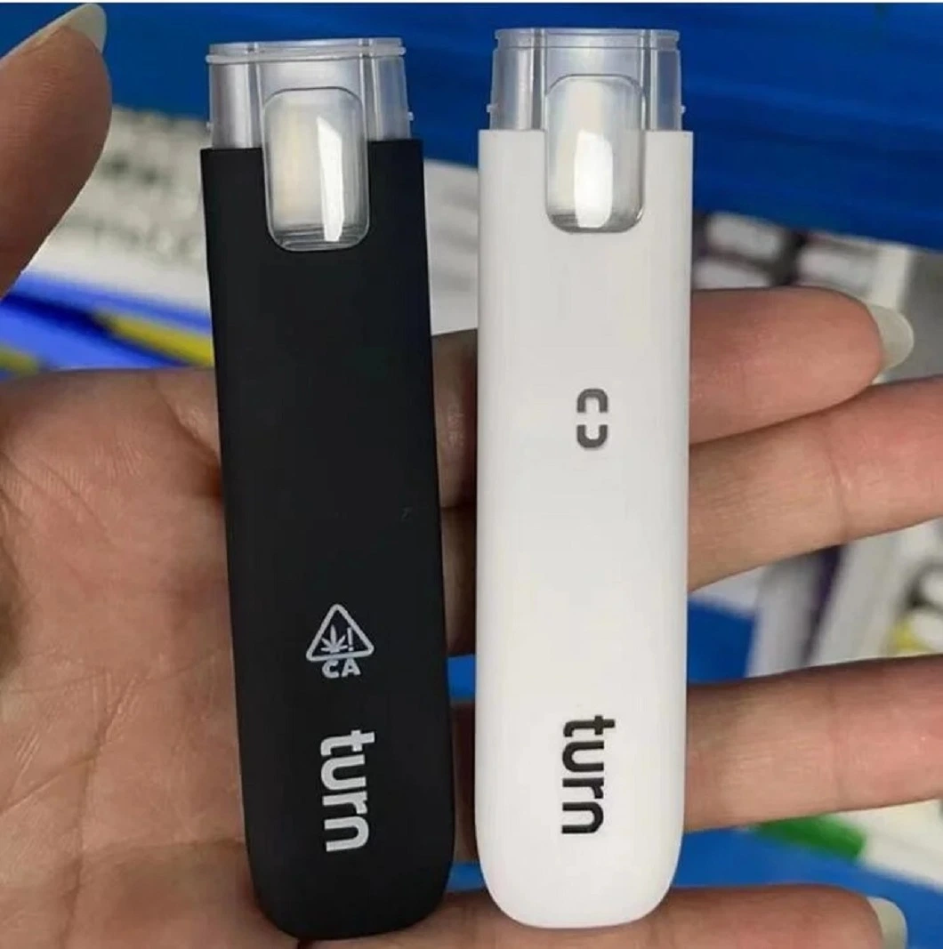 USA Market Turn Me Disposable Vape 1ml Ceramic Vaporizer Empty Pod System Thick Oil Rechargeable Disposable Vape 10 Flavors with Package