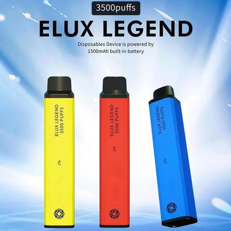 Elux Legend Disposable Pod E-Cigarette Device Kit 3500 Puffs Prefilled Cartridge Vape Pen Vs Elfbar 1500 600