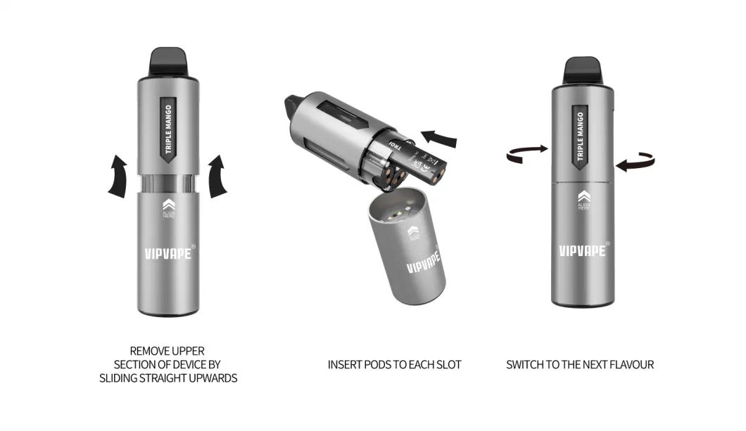 Shenzhen E Ci Garette Elf VIP Vape Wholesale Disposable Vape 2600 Puff Bar 4 Pod 1 Battery Tpd Complient Pod System E Cigar