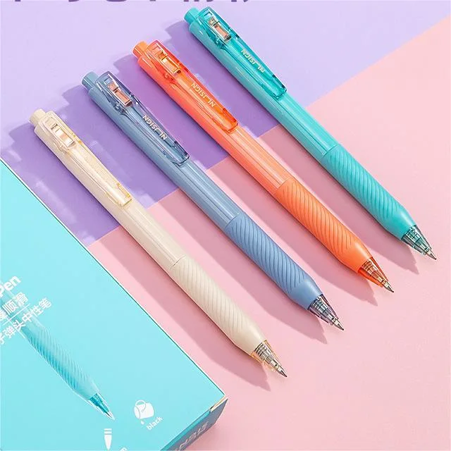 Neutral Pen Simple Small Fresh Student 0.5 Pressing Gel Pen