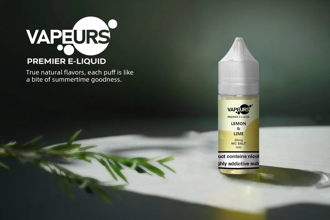 Vapeurs 30ml E Liquid Dessert Flavor for Vape 20mg 30 Mg 50mg Nicotine Salts E Juice Price