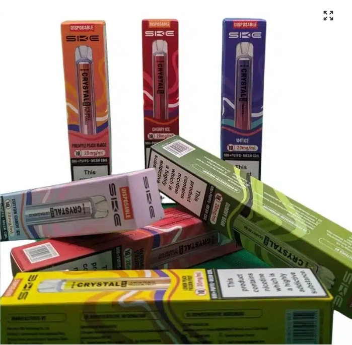 OEM ODM Wholesale Cheap Original Factory Tpd Ske 600 Sme Crystal Finish Elf600 Puff Bar Disposable Vape Waka