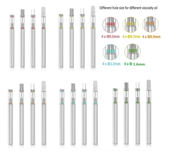 UK USA Hot Selling Private Label Glass Vaporizer Distillate OEM Cartridge Empty Ceramic Coil Refillable Pod Open Pod System Disposable Vape Pen