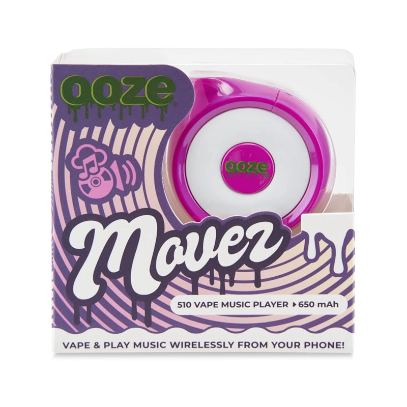 Ooze Movez 650mAh Music Playing Wireless Speaker Vape Battery with LED Lights 510 Thread Cartridges