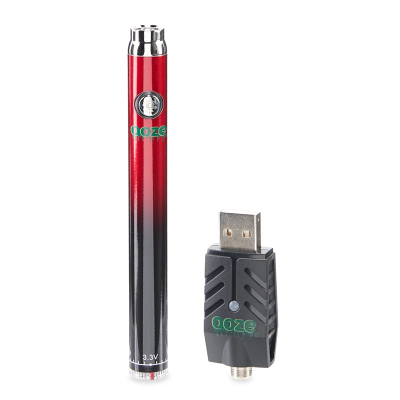 Ooze Twist Slim Pen - 320mAh Flex Temp Preheat Battery Adjustable Voltage with USB Smart Charger 510 Thread