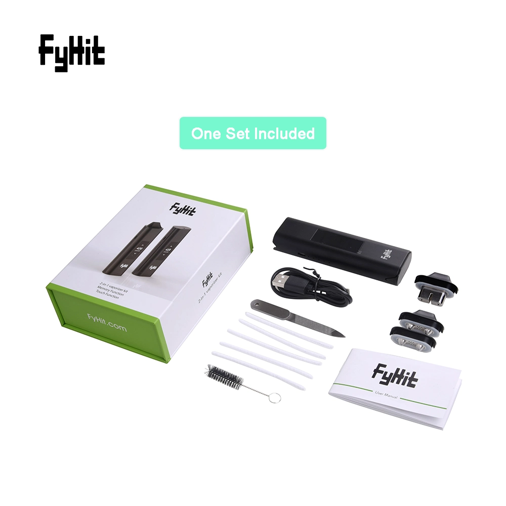 Electronic Cigarette DAB Dry Herb Vaporizer Fyhit 2 in 1 Vape Pen with High Quality