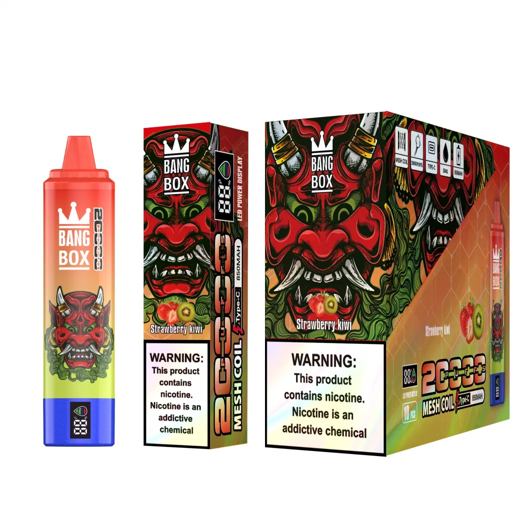 Fashion Style Vape Best Selling Bang Box 20000 Puff Variety Fruity Flavors Large Capacity 26 Ml Vape