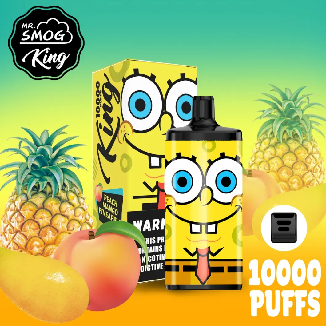  Puff Distributors Wholesale Vape Pen Battery Recharge Disposable Vape Amazon Wape Esco Bar Mr. Smog King 10000 Puffs Vape Stick