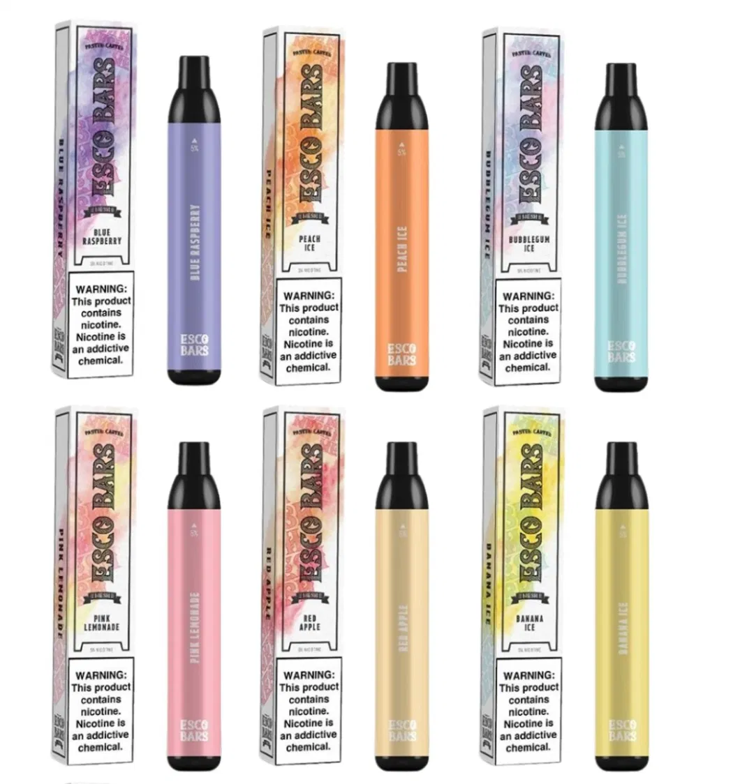 USA Hot Sales Disposable Vape Pen E Liquid Esco Bar Hookah Shisha Pen Price