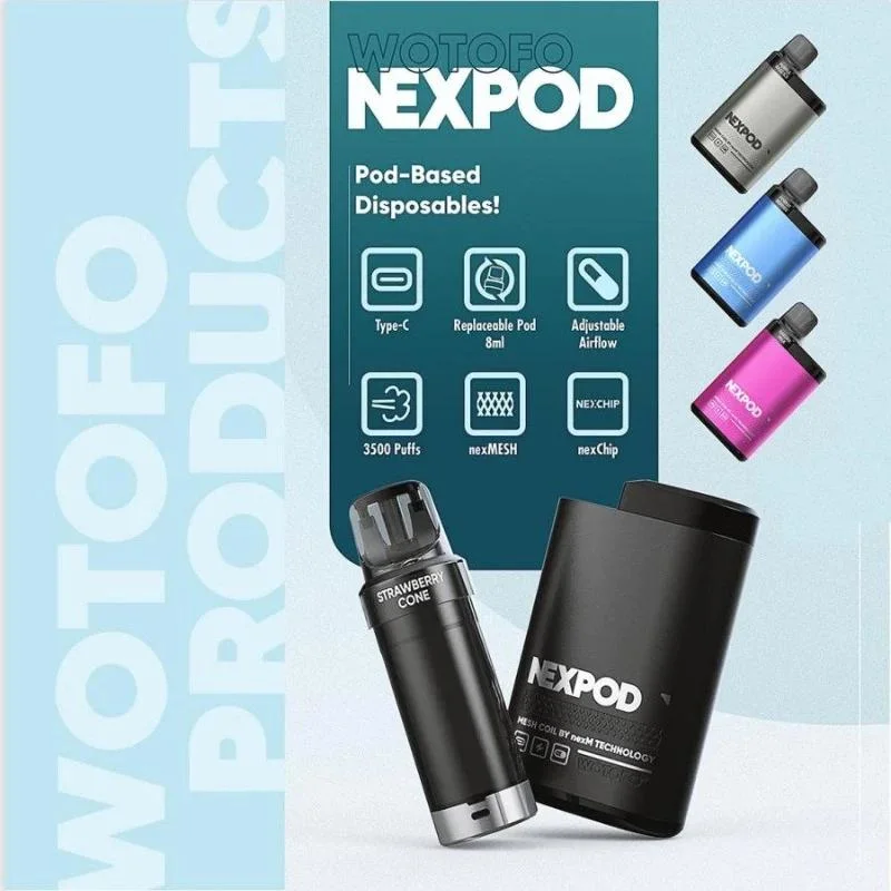 Wotofo Nexpod Kit 3500 Puffs Zetta 5000 6500 8000 Ultra 3000 10000 Skuare 6000 Mega+ 2500 Wholesale I Vape Disposable Pod Ecig Vapeshop Direct Sale