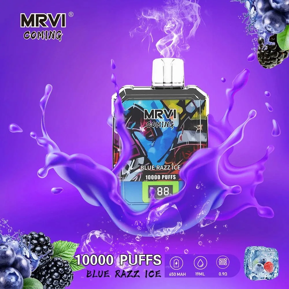 Mrvi Coming 10000 USA Zbood Vaporessi Gear No Nicotine 7500 Disposable Vape Pen Ecigarette Vape