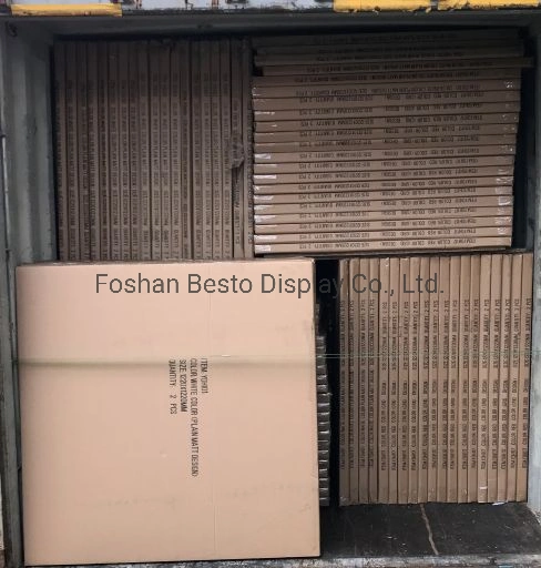 Customized Maple 18mm Thickness MDF Slatwall Packed by Carton 4&prime;x4&prime;