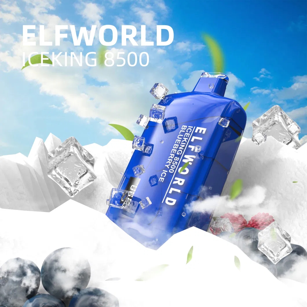 Wholesale Elfworld Ice King 8500 Prefilled Wholesale I Vape Get Oil Flavor Lost Pod Mary E Cigarette Elf World Vaporizer Electronic Cigarette Price Puff Pluse