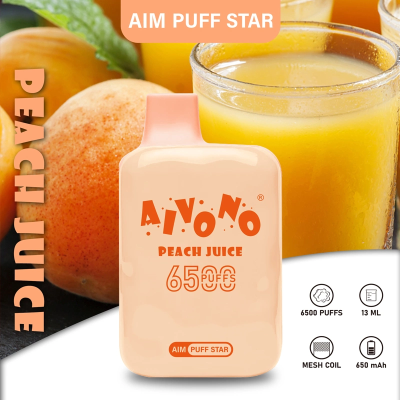 Hot Sale Rechargeable Disposable Electronic Cigarette Aivono 6500puff Lost Mo5000 Marys Vape Pod Wholesale