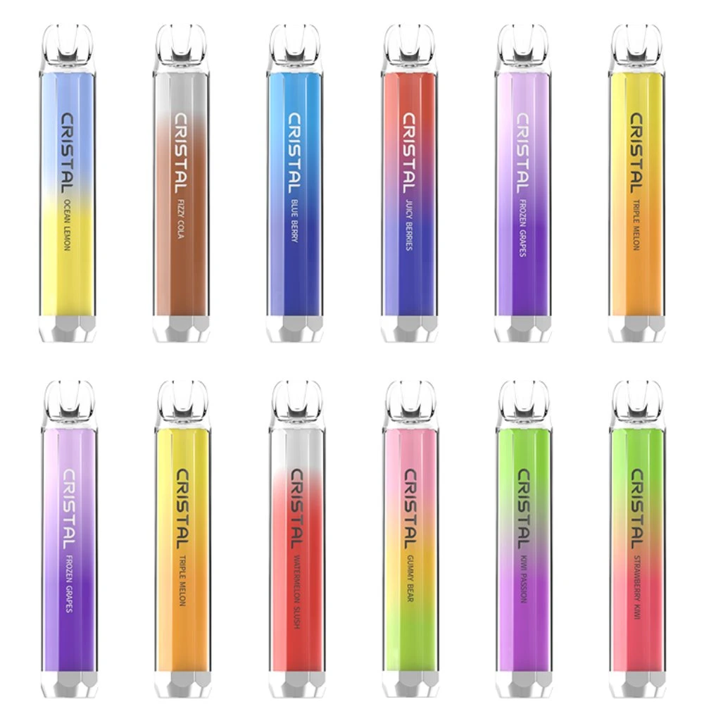 EU Warehouse Tpd Tastefog crystal 800 Puffs Disposable Vape Geek Elfbar with LED Colorful Flash Disposable Oil Vape Pen