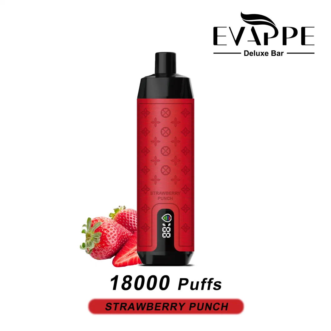 2024 New Hot Evappe Deluxe Bar 18000 Disposable Vape 10 Flavours 18000puffs Electronic Cigarette Vapes