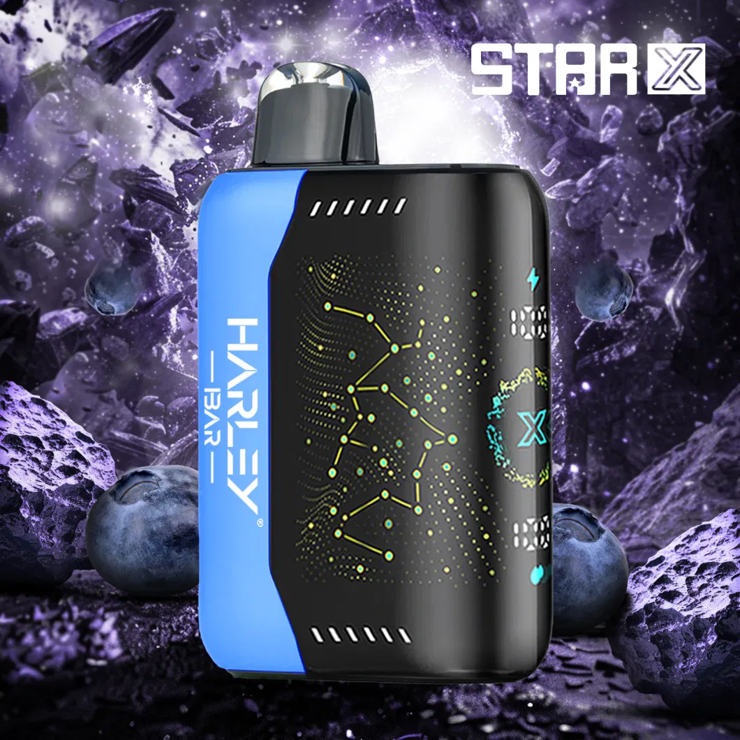 Harleybar Star X 3D Screen Cookies Vape Poco Elf Gh23000 Geek Price Bar Popular Vape 15000 Puffs Razz Bar Disposable Electronic Cigarette