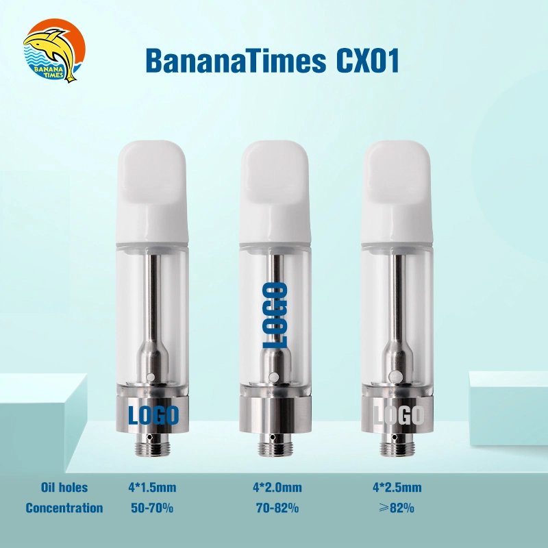 Wholesale Price Empty 2ml Thick Oil 510 Carts Vaporizer Cx01 2gram Lead Free Ceramic Disposable Vape Cartridge