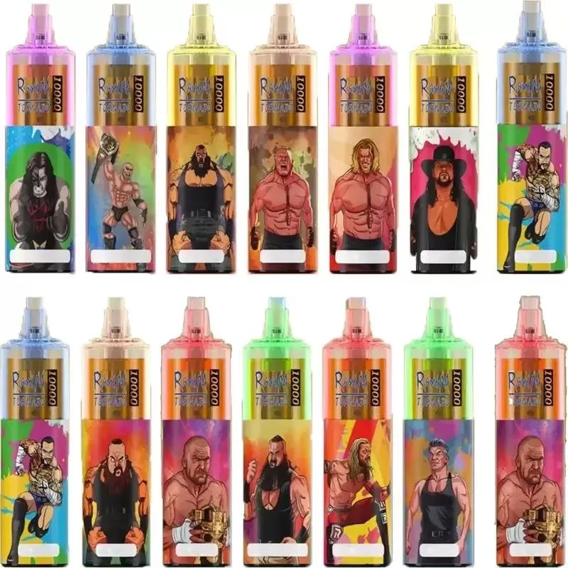 China Factory Randm Wholesale Vaper Vapsolo Tornado 10000 Puffs 10K Puff New Disposable Vape Refillable 20ml Juice OEM with Battery Power Indicat Vape Pen