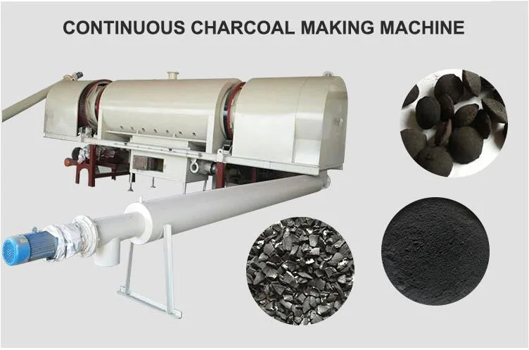 Self-Ignite Wood Sawdust Charcoal Carbonizing Stove Furnace Machine