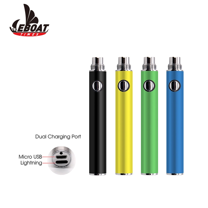 510 Thread Slim Twist Variable Voltage Vape Pen Battery with USB Charger