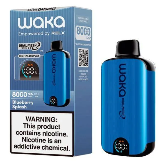 Official Waka Sopro Dm 8000I 8000 Puffs Wholesale I Vape E-Cigarette Waka Disposable Vape