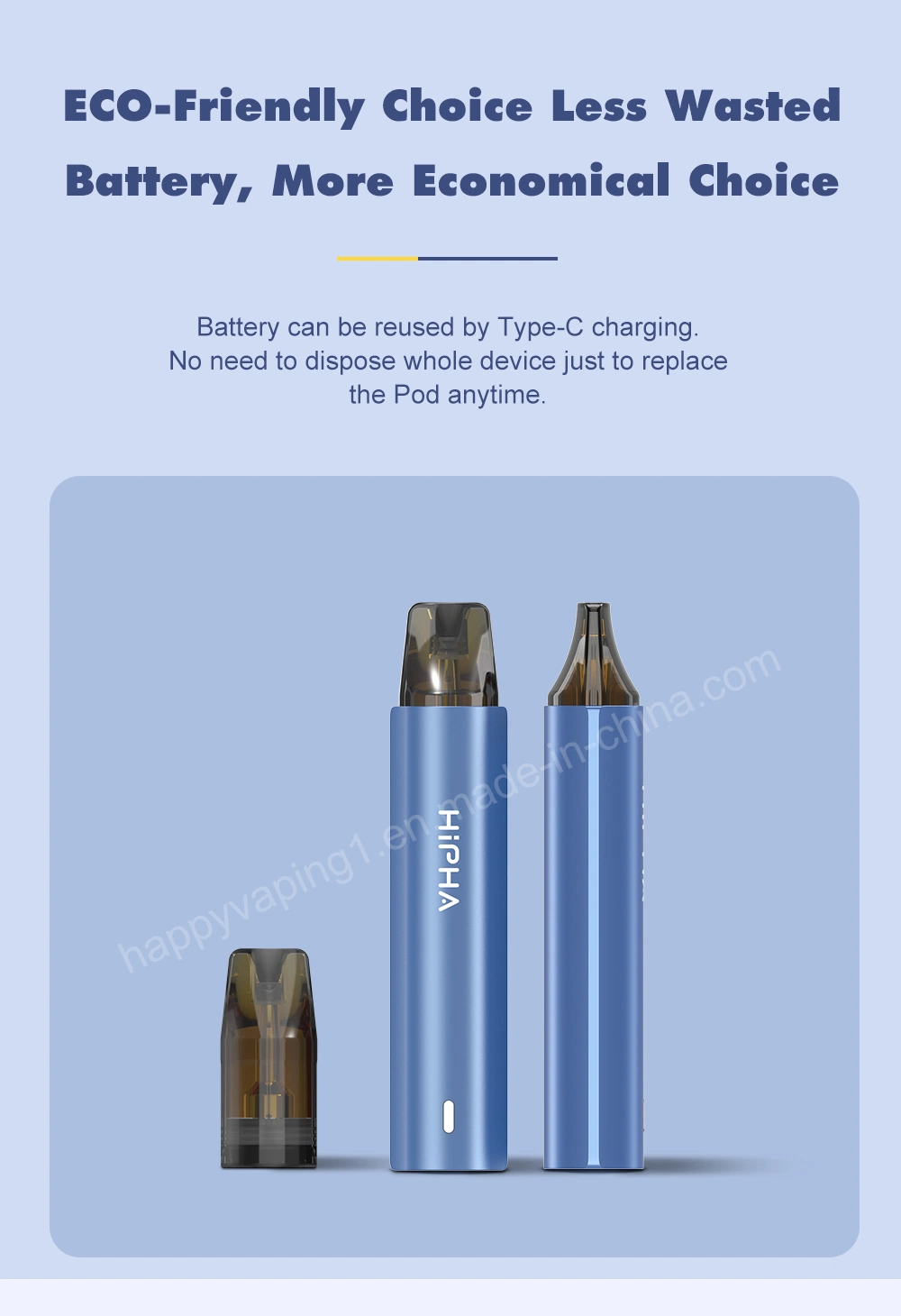 Happy Vaping Supply Customized Brand C8 Easy Local Filling with Thick Oil Pod System 1688 Vape Disposable Battery Pens for Carts