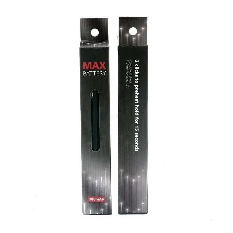 Preheating 380mAh Wax Battery 510 Vape Pen for Thick Oil