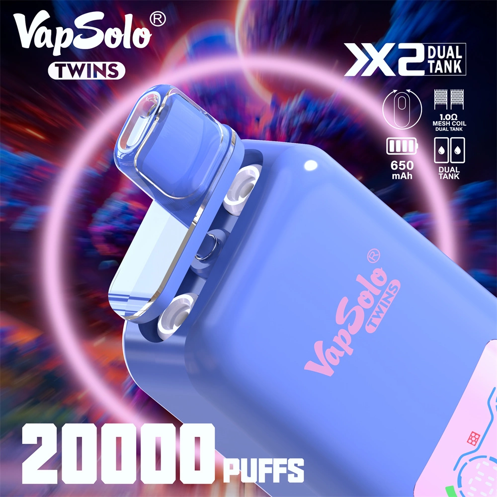 20000 Puffs Disposable Digital Screen Shopping Vape EU Warehouse Smoke Hookah Electronic Cigarette 2 Flavors in 1 20K Puff Distributors