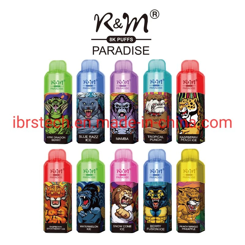 Original R&M Legend Infinity Nicotine Salt Juice Disposable Elf R&M Rasta 5500 Puffs Electronic Cigarette Disposable Vape Pen