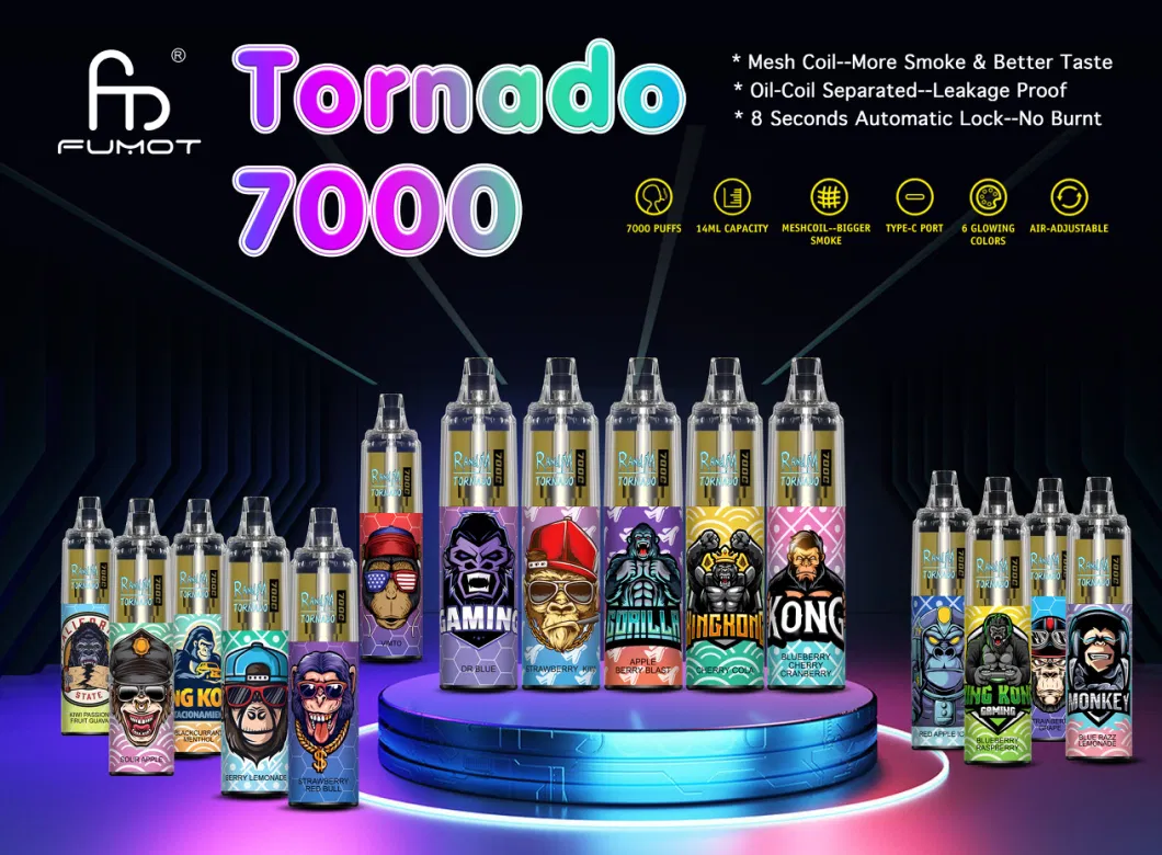 2023 Disposable Vape 7K Waka Randm Tornado Flava Elf Lost Bar Mary 7000 8000 9000 10000 12000 13000 15000 Black Elite E Cigarette Wholesale I Vape Randm Tornado